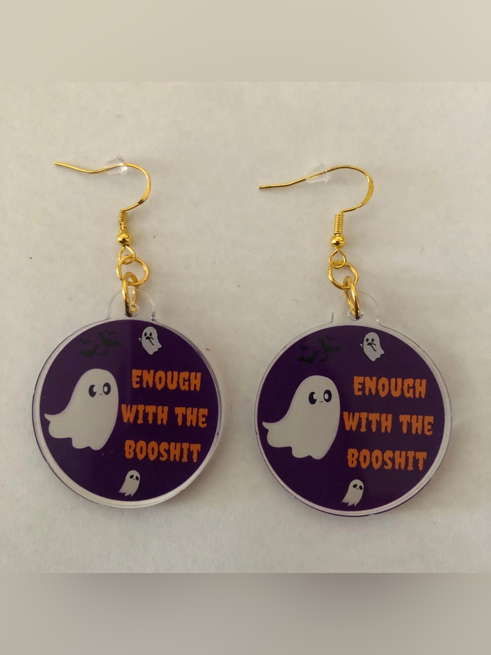 Halloween Enough with the booshit earrings
SKU888